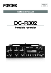 Fostex DC-R302 Detailed Manual