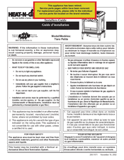 Heat-N-Glo Tiara Petite Installer's Manual