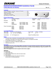 Dukane 6540A Installation Manual