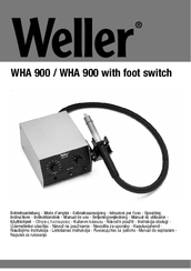 Weller WHA900 Operating Instructions Manual