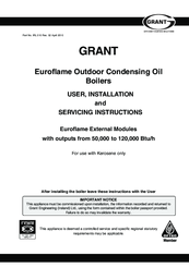 Grant Euroflame 70/90 User, Installation And Servicing Instructions