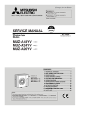Mitsubishi MUZ-A18YV Service Manual