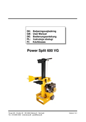 Texas Power Split 600 VG User Manual