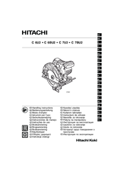 Hitachi C 6U2 Handling Instructions Manual