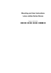Lotus jubilee Mounting And User Instructions