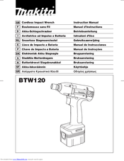 Makita BTW120 Instruction Manual