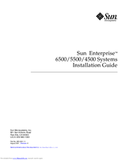 Sun Microsystems 5500 Installation Manual