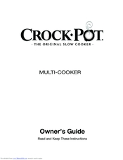 Crock-Pot CKCPSCMC6-033 Owner's Manual