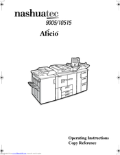 nashuatec Aficio 9005 Operating Instructions Manual