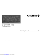 Cherry KC 4000 Operating Manual
