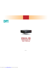 DFI ES520-CD User Manual