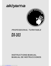 Akiyama DX-303 Instruction Manual