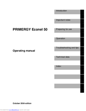 Fujitsu Siemens Computers PRIMERGY Econel 50 Operating Manual