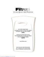 Filtrete FAP01 Instructions Manual