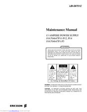 Ericsson 19A704647P2 Maintenance Manual