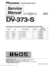 Pioneer DV-373-S Service Manual