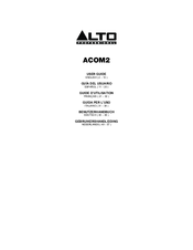Alto Acom2 User Manual