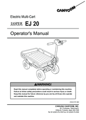 CanyCom Jasper EJ20 Operator's Manual