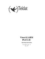 Teldat VisorALARM PLUS 2U Operating Instructions Manual