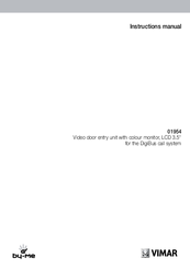 Vimar 1954 Instruction Manual