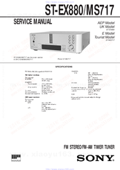 Sony ST-MS717 Service Manual
