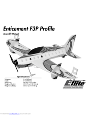 E-FLITE Enticement F3P Assembly Manual