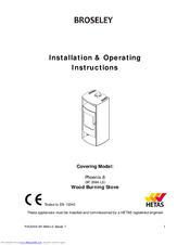 Broseley Phoenix 8 Installation & Operating Instructions Manual