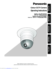 Panasonic WV-NS324E Operating Instructions Manual