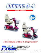 Pride Ultimate 3 CF3001 Owner's Manual