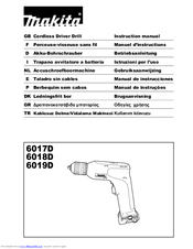 Makita 6017D Instruction Manual