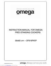Omega OF916X Instruction Manual
