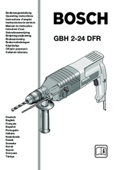 Bosch GBH 2-24NDFR Operating	 Instruction
