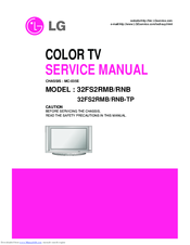 LG 32FS2RMB Service Manual