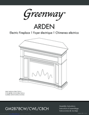 Greenway Home Products ARDEN GM2878CW Assembly Instructions