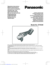 Panasonic EY4640 Operating Instrctions