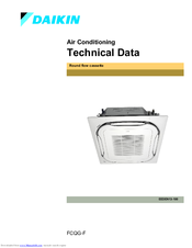 Daikin FCQG140F Technical Data Manual