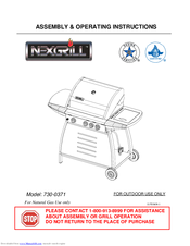 Nexgrill 730-0371 Assembly & Operating Instructions