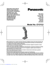 Panasonic EY37C2 Operating Instructions Manual