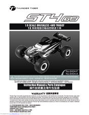 THUNDER TIGER ST4 G3 Instruction Manual & Parts Catalogue