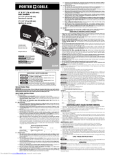 Porter-cable 352VS Manuals | ManualsLib