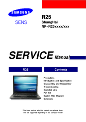 Samsung NP-R25 Series Service Manual
