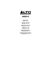 Alto AEQ215 User Manual