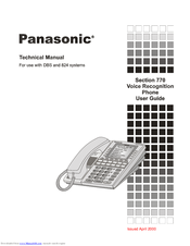 Panasonic Sectlon 770 Technical Manual