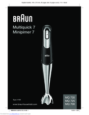 Braun Multiquick MQ 725 Manual