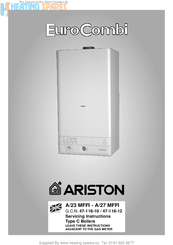 Ariston EuroCombi Type C A27 MFFI Servicing Instructions