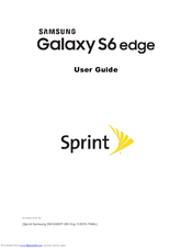 Samsung Galaxy S6 edge G925P User Manual