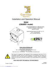 Century Heating S244 Installation And Operation Manual