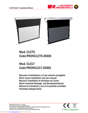 Screen Research CLCTS Installation Manual
