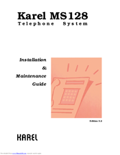 Karel MS128 Installation & Maintenance Manual