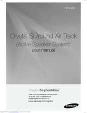 Samsung Crystal Surround Air Track HW-F450 Manuals | ManualsLib